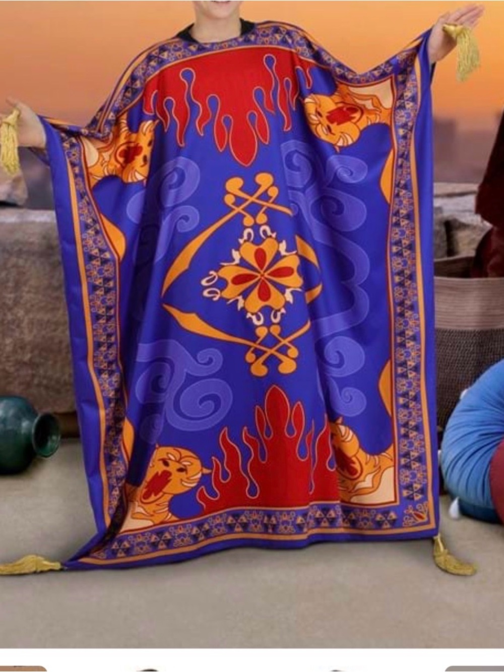 Disney Aladdin Magic carpet costume - OS fits kids or adults!